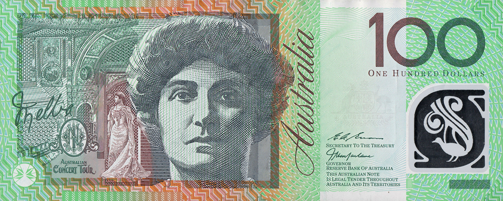 Australia 1996 $100 Polymer Note Obverse