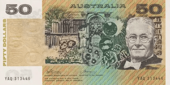 Australia 1974-1984 $50 Paper Note Pricing