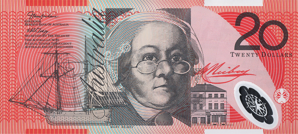 Australia 1994 $20 Polymer Note Pricing