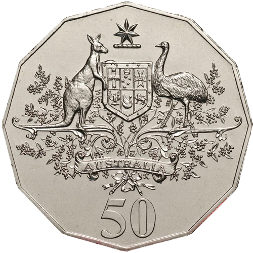 2001 Australia Fifty Cents - Centenary of Federation - Australia Pricing