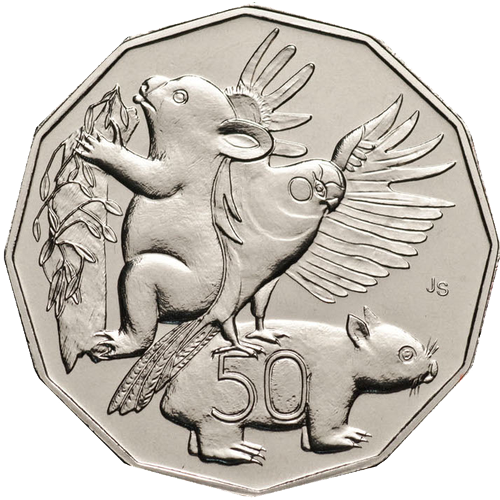 2004 Australia Fifty Cents - Primary School design Reverse