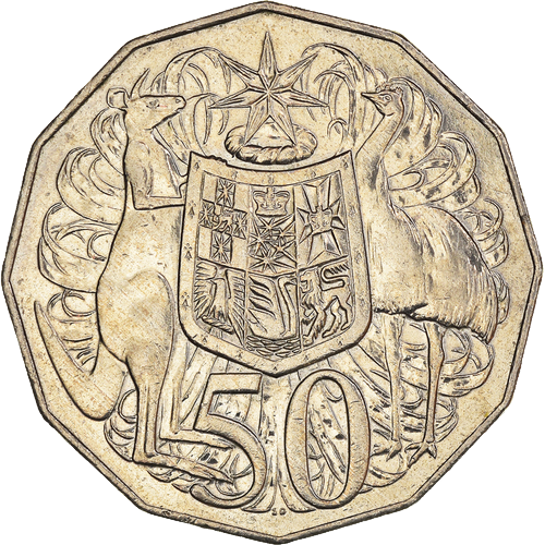 2007 Australia Fifty Cents - Coat of Arms Pricing