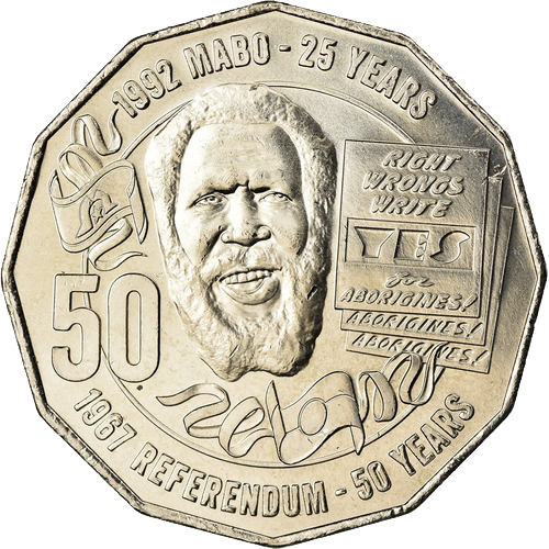 2017 Australia Fifty Cents - Mabo Reverse