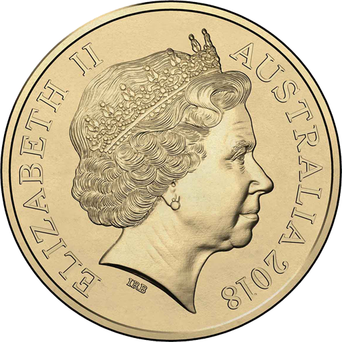 2018 $2 Gold Coast Commonwealth Games Emblem Obverse