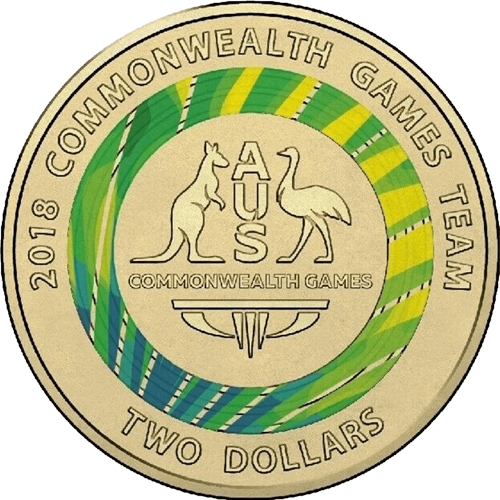 2018 $2 Australian Commonwealth Games Team Pricing