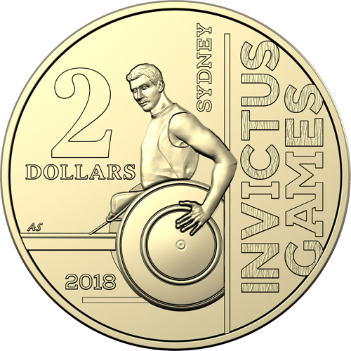 2018 $2 Invictus Games Reverse