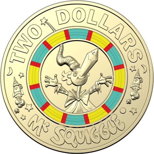 2019 $2 Mr Squiggle Pricing