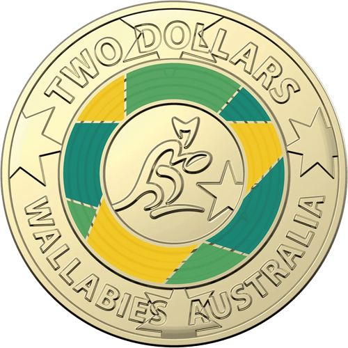 2019 $2 Wallabies Reverse