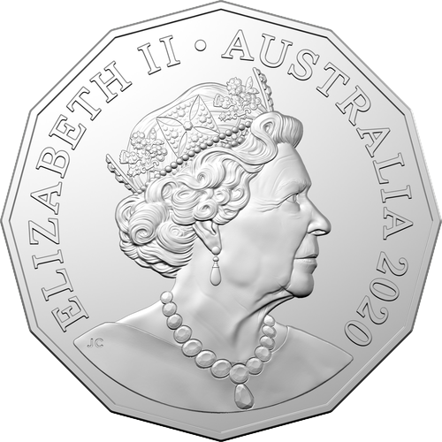 2020 Australia Fifty Cents - Indian Pacific Obverse