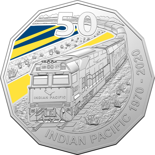 2020 Australia Fifty Cents - Indian Pacific Reverse