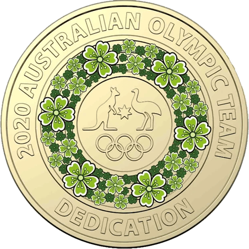2020 $2 Australian Olympic Team Dedication Reverse