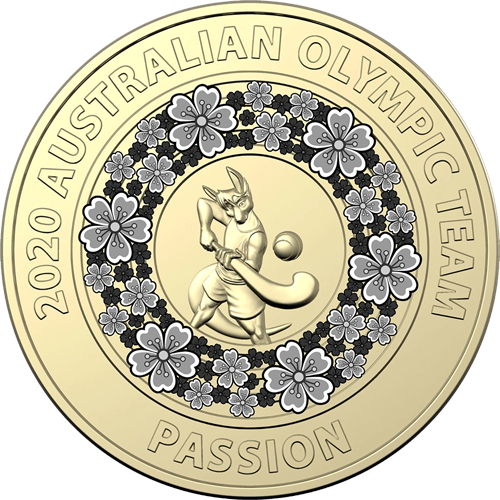 2020 $2 Australian Olympic Team Passion Pricing
