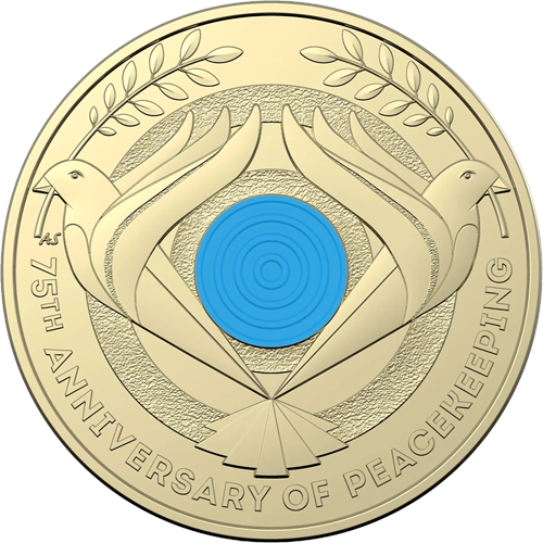 2022 $2 75th Anniversary of Peacekeeping Reverse