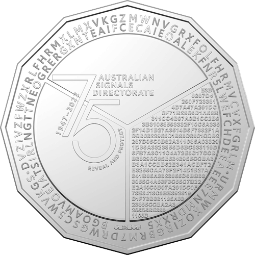 2022 Australia Fifty Cents - Australian Signals Directorate Pricing