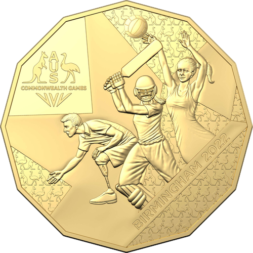 2022 Australia Fifty Cents - Commonwealth Games Pricing