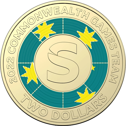 2022 $2 Australian Commonwealth Games Team S Pricing