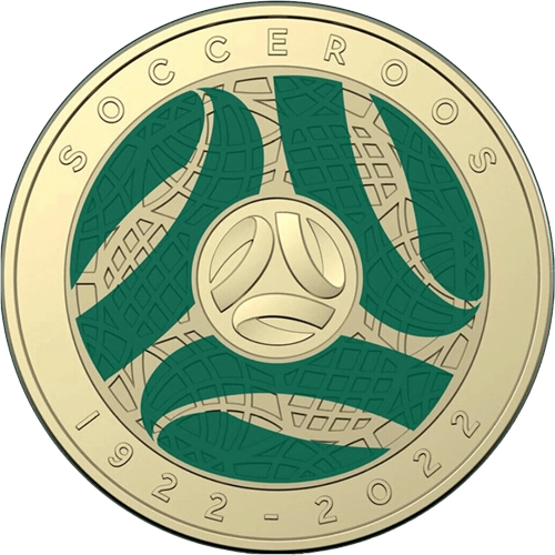 2022 $2 Socceroos Centenary Reverse
