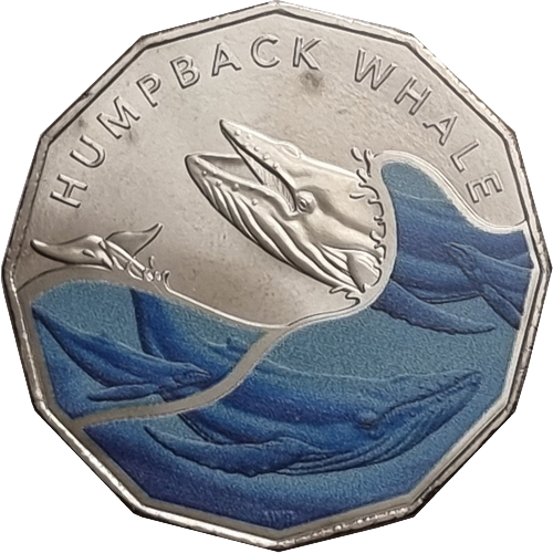 2023 Australia Fifty Cents - Australian Antarctic Territory - Humpback Whale Pricing