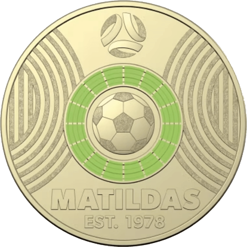 2023 $2 Matildas Fierce Reverse