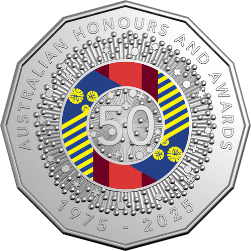 2025 Australia Fifty Cents - Australian Honours System Reverse