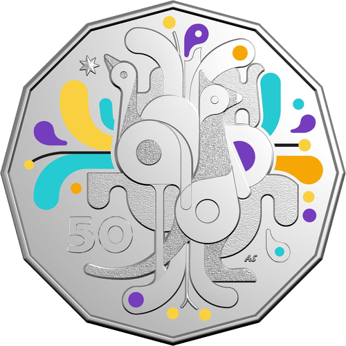 2025 Australia Fifty Cents - Celebrate Reverse