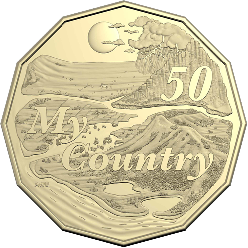 2025 Australia Fifty Cents - Dorothea Mackellar - My Country Reverse