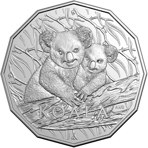 2025 Australia Fifty Cents - Koala Pricing