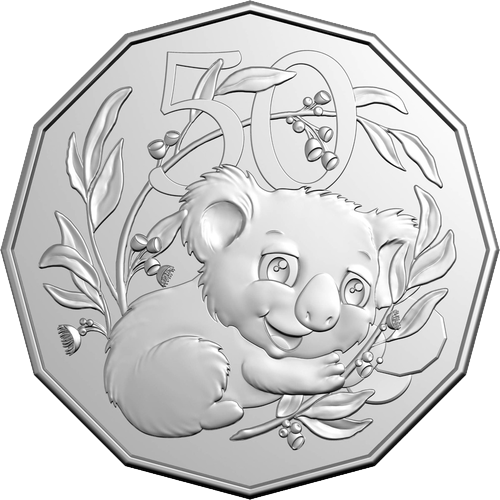 2026 Australia Fifty Cents - Baby Reverse