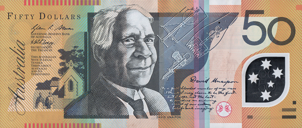 Australia 1995 $50 Polymer Note Obverse