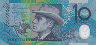 Australia 1993 $10 Polymer Note