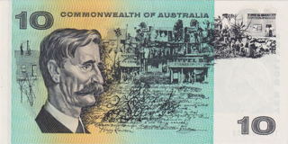 Australia 1966-1974 $10 Paper Note alternate face