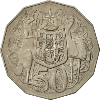 1978 Australia Fifty Cents - Coat of Arms