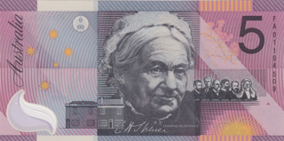 Australia 2001 $5 Federation Polymer Note alternate face