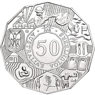 2003 Australia Fifty Cents - Volunteers