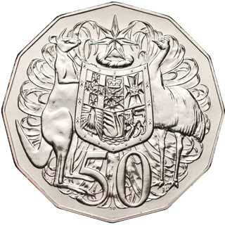 2005 Australia Fifty Cents - PNC Only