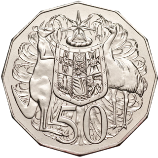 2006 Australia Fifty Cents - Coat of Arms