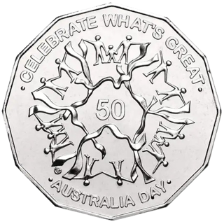 2010 Australia Fifty Cents - Australia Day