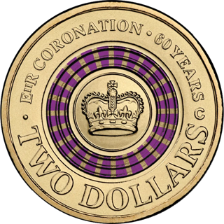 2013 $2 60th Anniversary of the Coronation