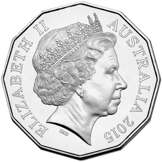 2015 Australia Fifty Cents - Coat of Arms alternate face
