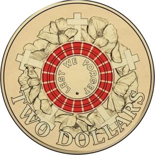 2015 $2 Lest We Forget