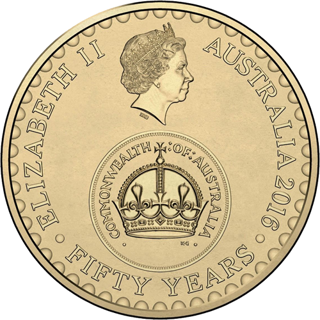2016 $2 50th Anniversary of Decimal Currency alternate face