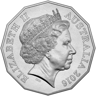 2016 Australia Fifty Cents - Coat of Arms alternate face