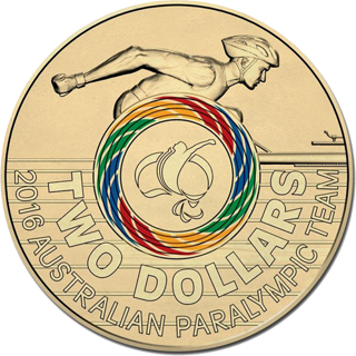 2016 $2 Australian Paralympic Team