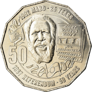 2017 Australia Fifty Cents - Mabo