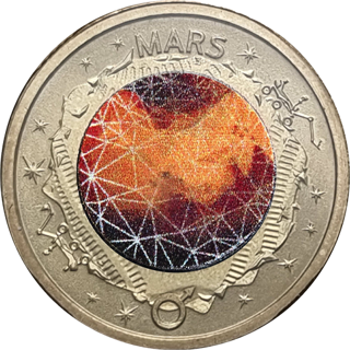 2017 $2 Planetary Coins Mars