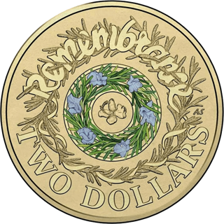 2017 $2 Remembrance Day Rosemary
