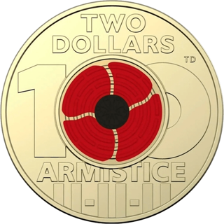 2018 $2 100th Anniversary of Armistice