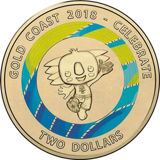 2018 $2 Gold Coast Commonwealth Games Celebrate