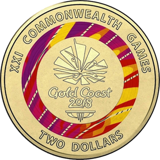 2018 $2 Gold Coast Commonwealth Games Emblem