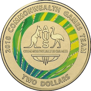 2018 $2 Australian Commonwealth Games Team